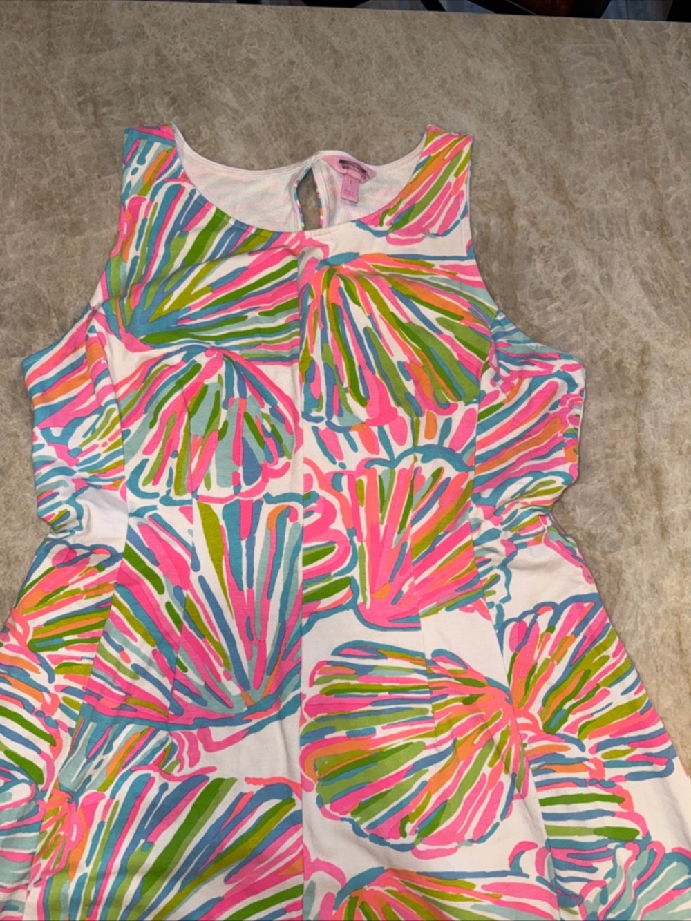 Lilly Pulitzer Sleeveless Mini Dress in Blue & Pink Floral